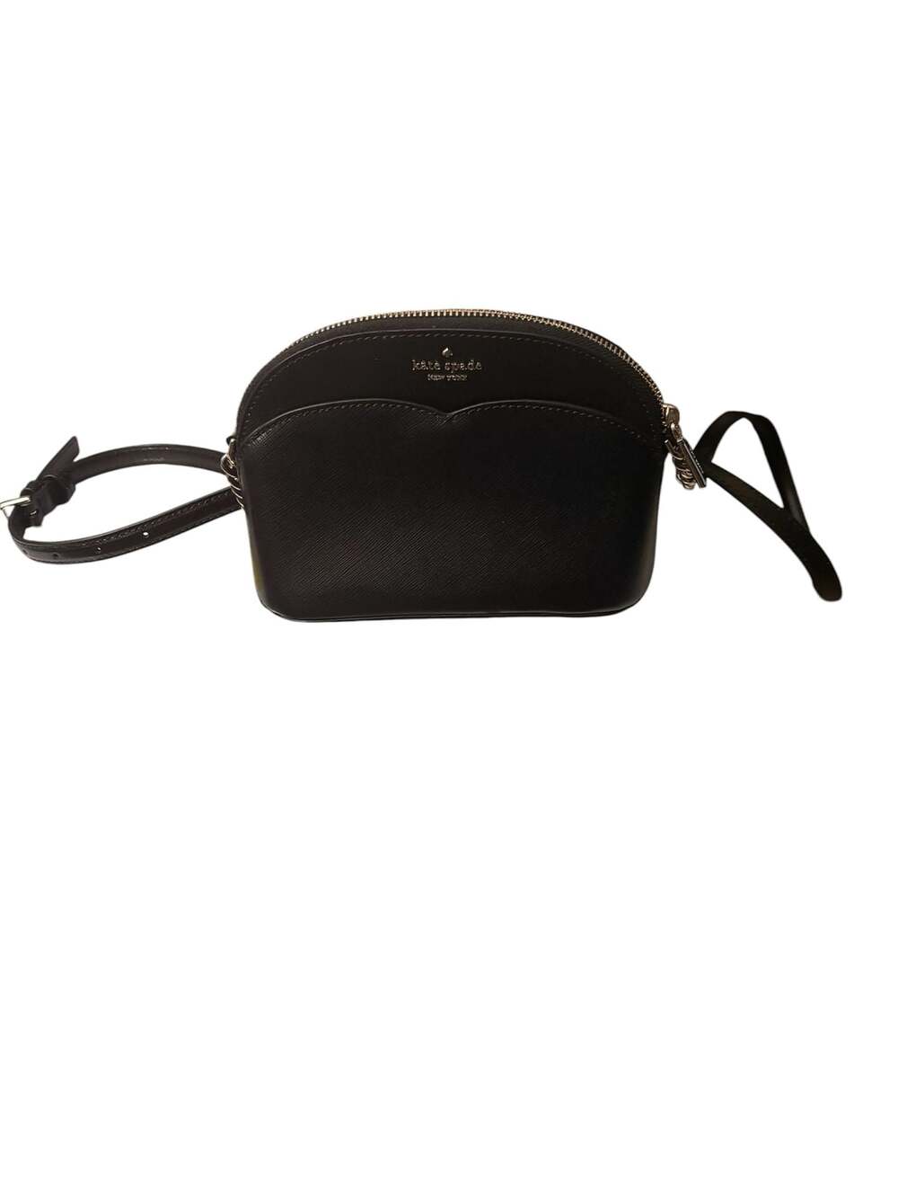 Kate Spade Dome Crossbody Bag in Black Saffiano Leather